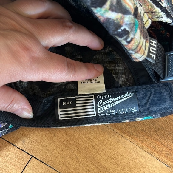 HUF Five Panel Strapback Hat - Picture 5 of 6